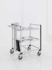 RFID Person Guided Vehicle RFID Trolley für den Reinraum
