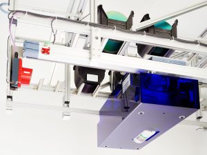 FlatStocker with open wafer cassettes