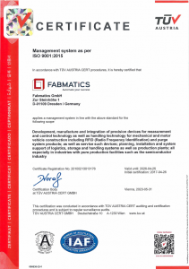 QM CERTIFICATE ISO9001-2015