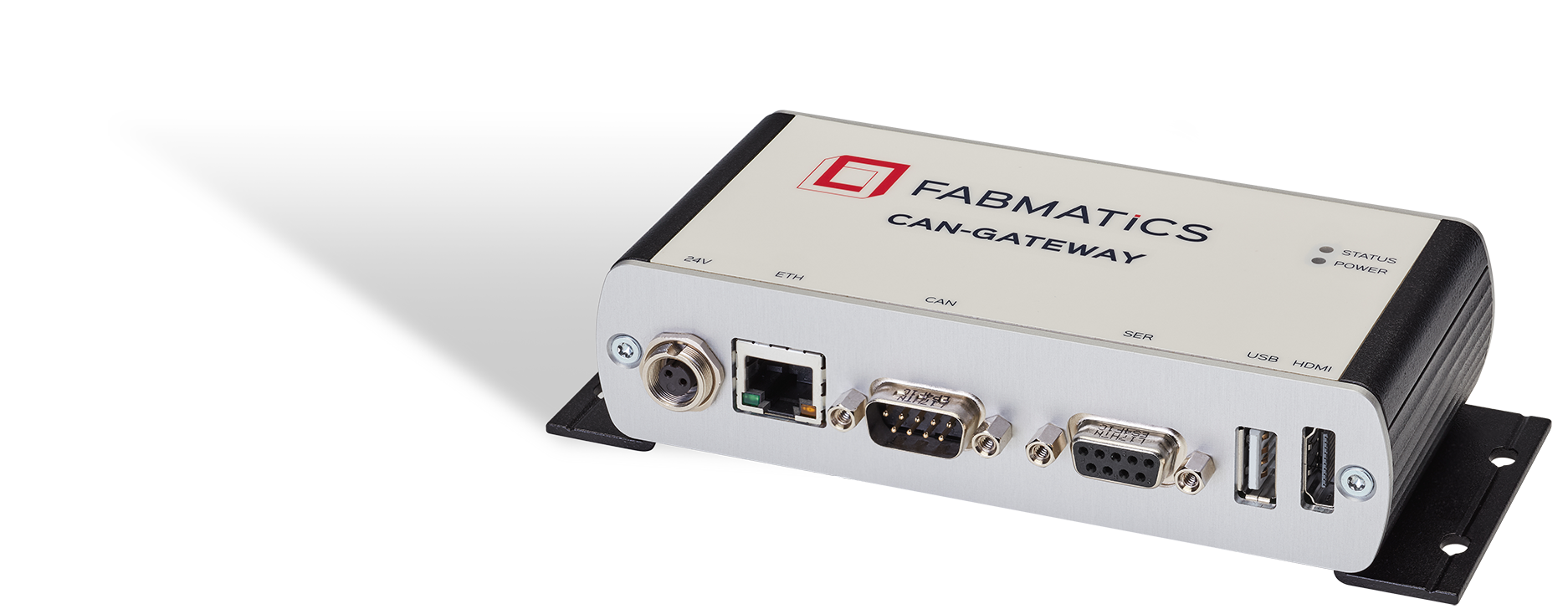 Fabmatics RFID CAN-Gateway (freigestellt) Fabmatics RFID CAN Gateway with CAN, Ethernet and RS232 interfaces